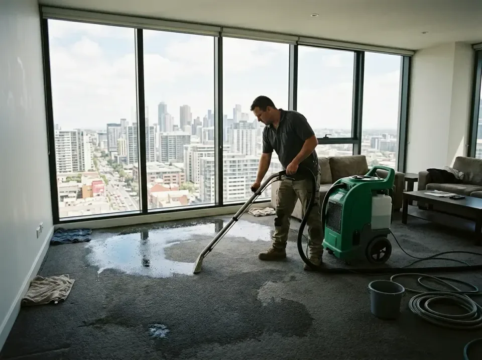 Water Extraction Machine — Water Damage Restoration — Water Extraction Machine, Carpet Extraction Wand, Vacuum Hose, Water D…
